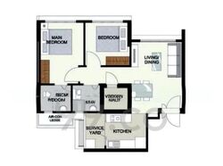 Blk 438A Fernvale Court (Sengkang), HDB 3 Rooms #629810671